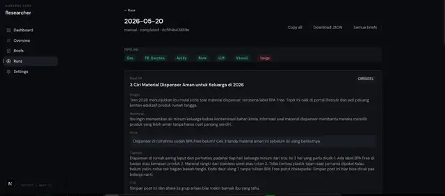 Content Research Engine